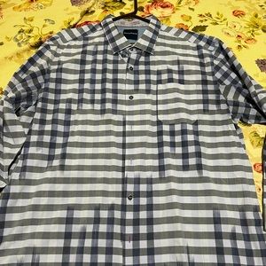 Tommy Bahama multicolor stripe button down Shirt XXXL  3XL 3TG  casual dress